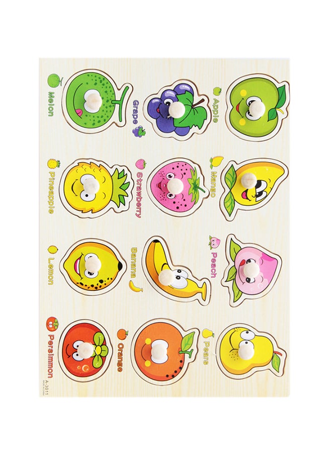 Educational Wooden Puzzle Set 30x22x0.5centimeter, Age 1+ Years 30x22x0.5cm - Image 2